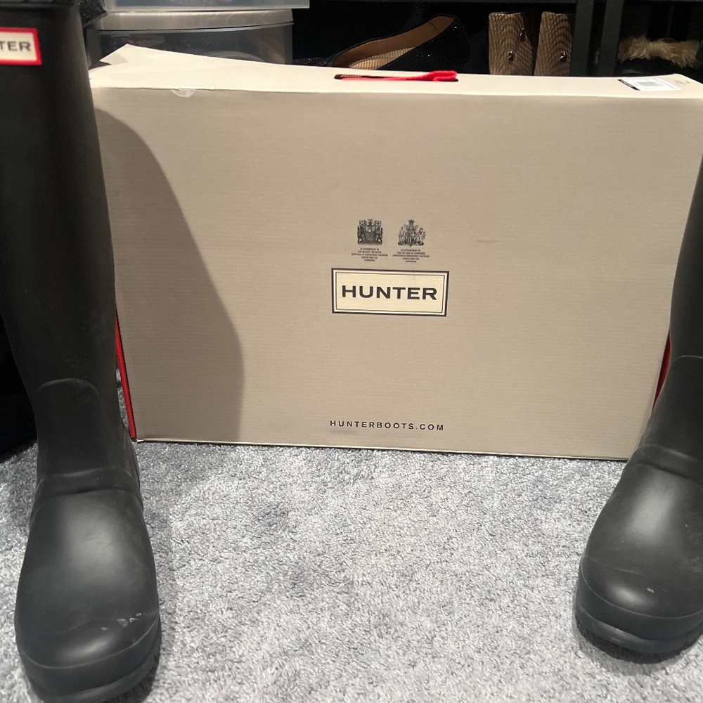 Hunter tall rain boots